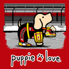Indianapolis Indians Adult Red Indy 500 Racing Puppie Love Tee