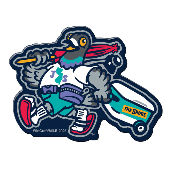 Jersey Shore BlueClaws TNC The Bennys WinCraft Laser Cut Magnet