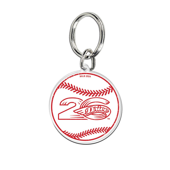 Greenville Drive Wincraft Acrylic 20th Baseball Keychain