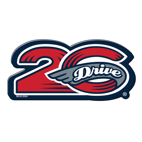 Greenville Drive Wincraft Acrylic 20th Logo Magnet