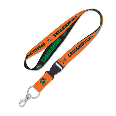 Wincraft Black/Orange Lanyard