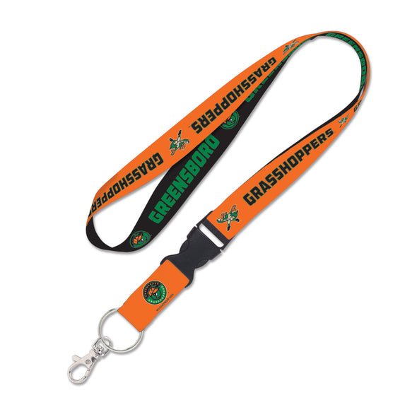Wincraft Black/Orange Lanyard