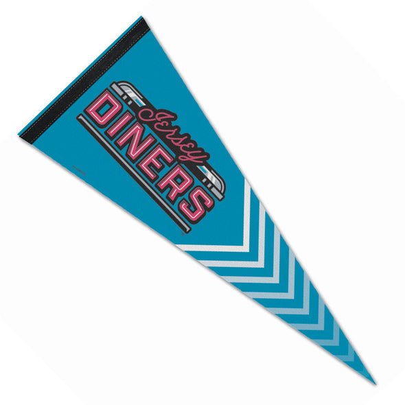 Jersey Diners 12 X 30 Wordmark Large Felt Pennant