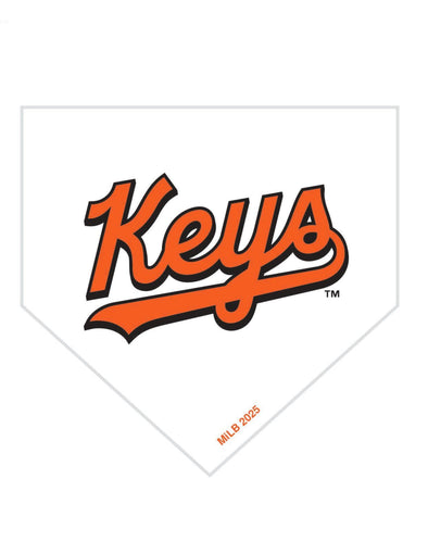 Frederick Keys PIN Home Plate Script Logo