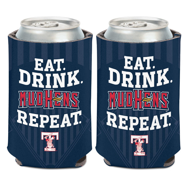 Toledo Mud Hens Eat, Drink, Repeat Coozie