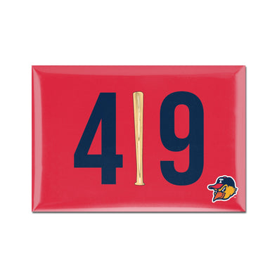 Toledo Mud Hens 419 Bat Magnet