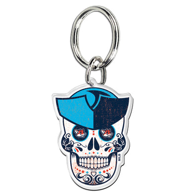 Somerset Patriots  Copa de la Diversion Sugar Skull Acrylic Key Ring