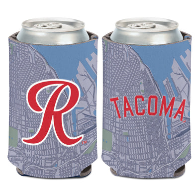 Tacoma Rainiers City Map Koozie