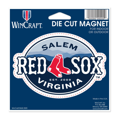 Salem Red Sox Die Cut Magnet