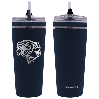 Gwinnett Stripers Solid Navy Engraved 26 Oz Flex Bottle