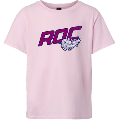 Rochester Red Wings ROC the Lilac Youth Pink T-Shirt
