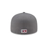 Nashville Sounds New Era 59FIFTY Storm Grey Cardinal N Logo Hat