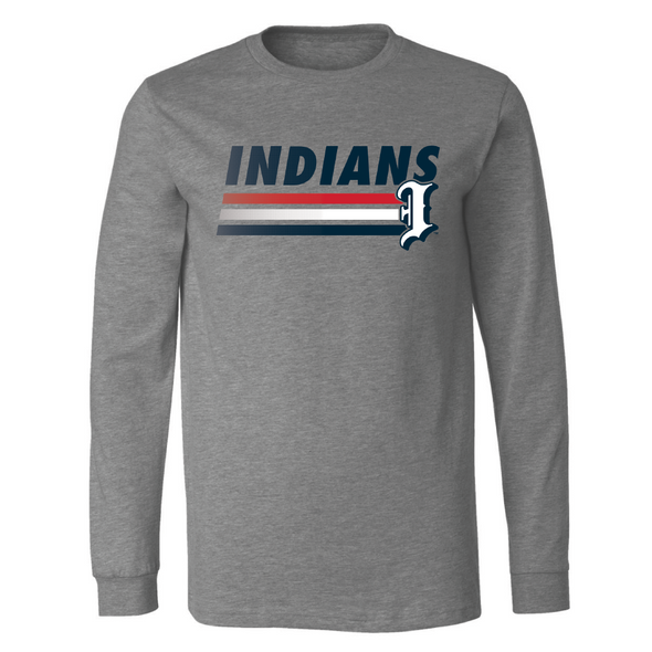 Indianapolis Indians Adult Grey Penthouse Longsleeve Tee