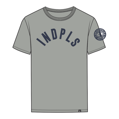 Indianapolis Indians '47 Adult Grey Road Fieldhouse Tee