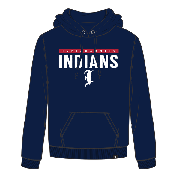 Indianapolis Indians '47 Adult Navy Road Power Luck Hood