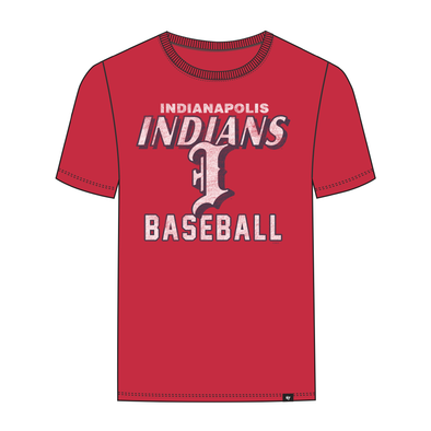 Indianapolis Indians '47 Adult Red Dozer Franklin Tee
