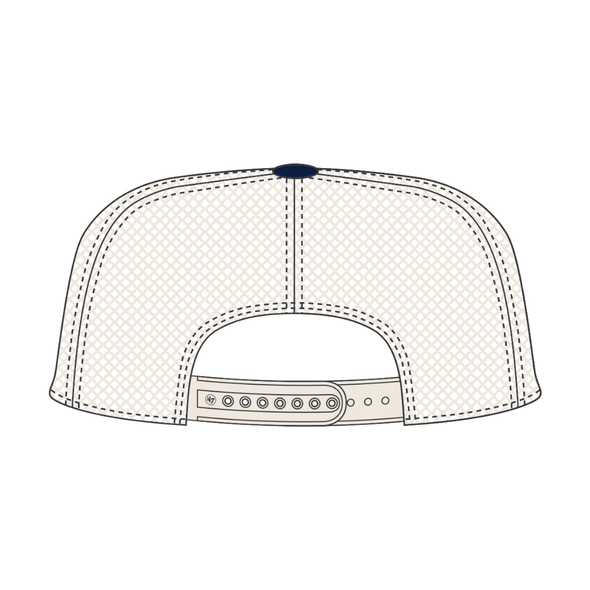 Indianapolis Indians '47 Adult Navy/Natural Windham Mesh Clean Up Adjustable Cap