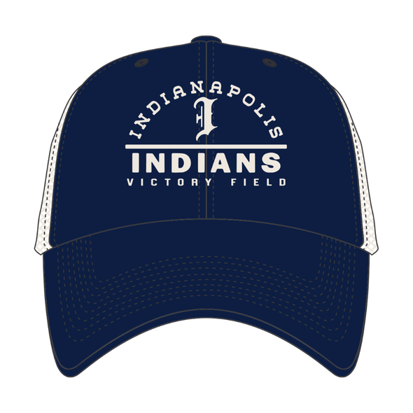 Indianapolis Indians '47 Adult Navy/Natural Windham Mesh Clean Up Adjustable Cap