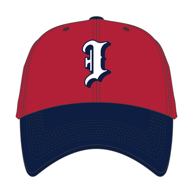 Indianapolis Indians '47 Adult Red/Navy BP Clean Up Adjustable Cap