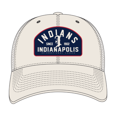 Indianapolis Indians '47 Adult White Leland Trucker Adjustable Cap