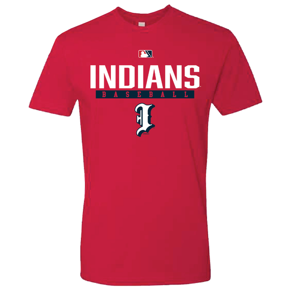 Indianapolis Indians Adult Red McGuffin Premium Heather Tee