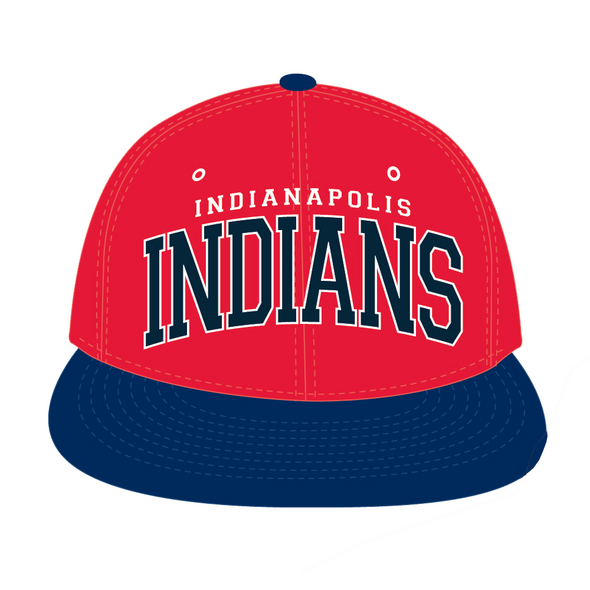 Indianapolis Indians Bimm Ridder Adult Red/Navy Choice Adjustable Snapback Cap
