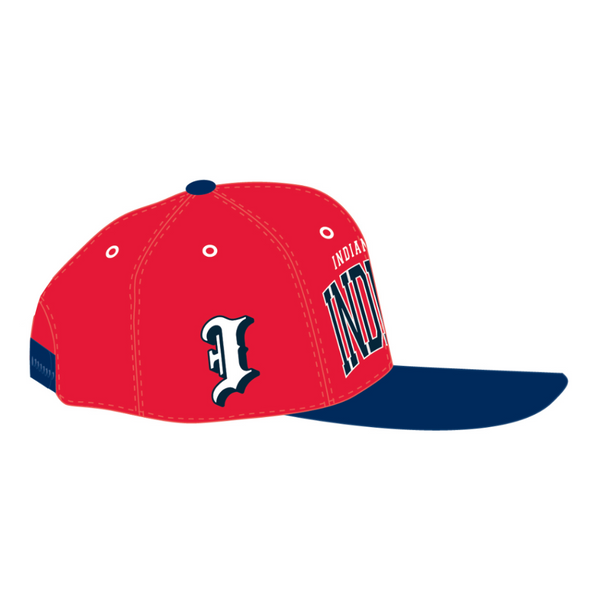 Indianapolis Indians Bimm Ridder Adult Red/Navy Choice Adjustable Snapback Cap
