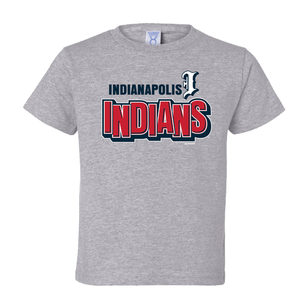 Indianapolis Indians Toddler Grey Deadline Tee