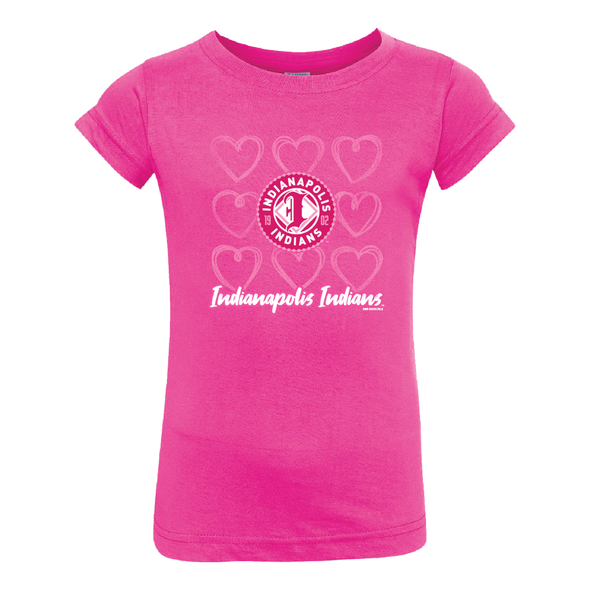 Indianapolis Indians Toddler Hot Pink Aurora Tee