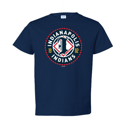 Indianapolis Indians Toddler Navy Primary Logo Tee