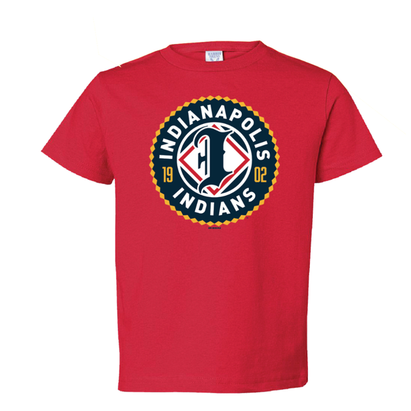 Indianapolis Indians Toddler Red Primary Logo Tee