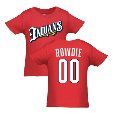 Indianapolis Indians Toddler Red Rowdie Jersey Tee