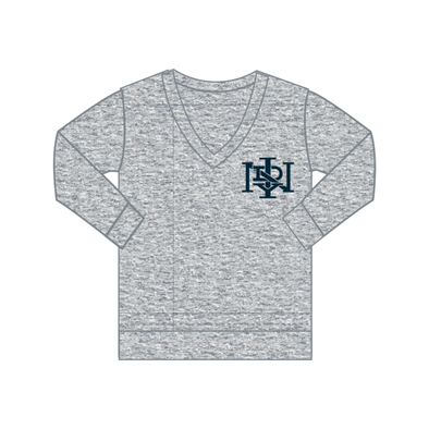 Indianapolis Indians Women's Concepts Sport Regal V-Neck Sweatshirt