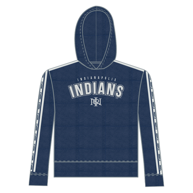 Indianapolis Indians Women's Concepts Sport Navy Birch Pullover Hoodie