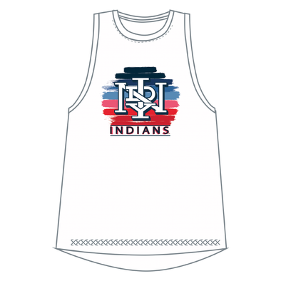Indianapolis Indians Women's Concepts Sport White Home Cap Infuse Tank Top