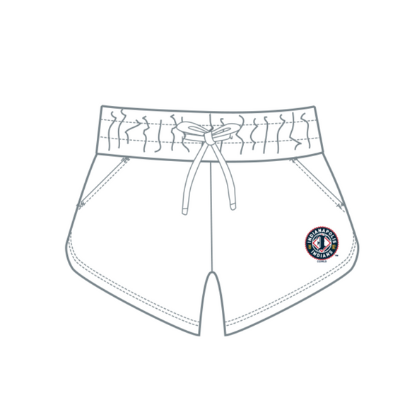 Indianapolis Indians Women's Concepts Sport White Palisade Shorts