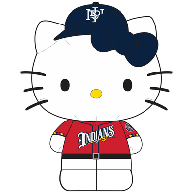 Indianapolis Indians FOCO 10" Plush Jersey Hello Kitty