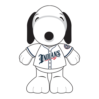 Indianapolis Indians FOCO 10" Plush Jersey Snoopy