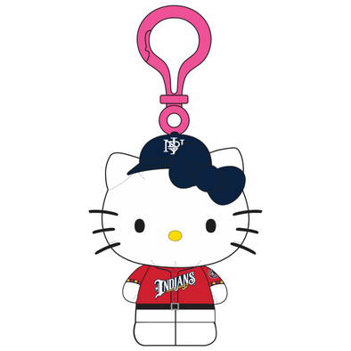 Indianapolis Indians FOCO 4" Plush Hello Kitty Pack Clip