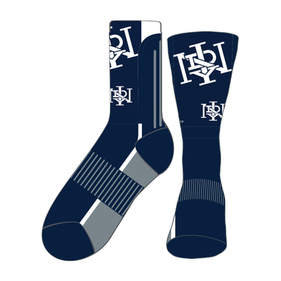Indianapolis Indians Navy Home Cap Logo Socks