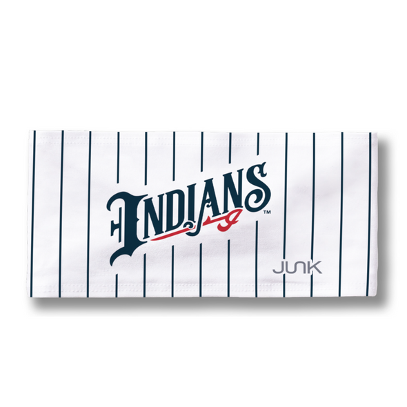 Indianapolis Indians White Pinstripe Wordmark JUNK Headband