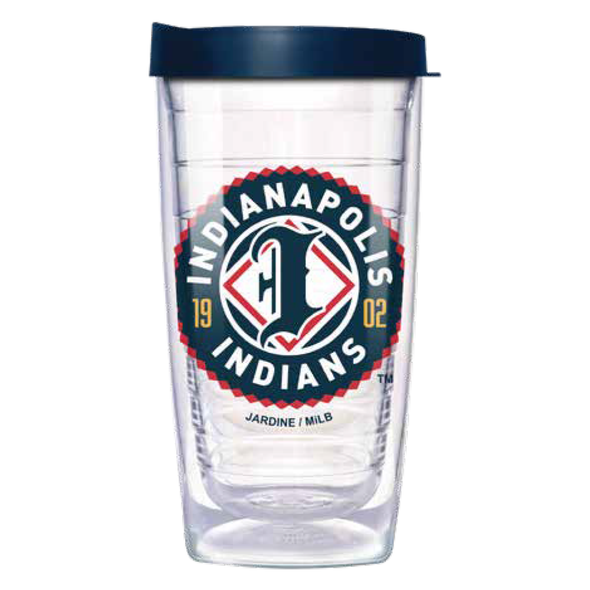 Indianapolis Indians 16oz Primary Logo Tumbler