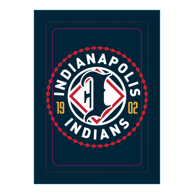 Indianapolis Indians Full Color Playing Cards