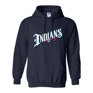 Indianapolis Indians Adult Navy Wordmark Hoodie