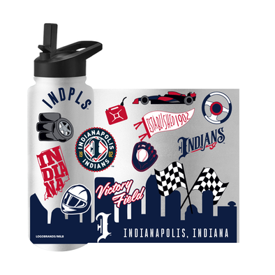 Indianapolis Indians 34oz. Indians Quencher Stainless Steel Bottle