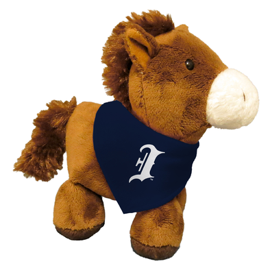 Indianapolis Indians Plush Horse Short Stack w/Navy Bandana