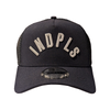 Indianapolis Indians Adult New Era Navy INDPLS Trucker Adjustable Snapback Cap