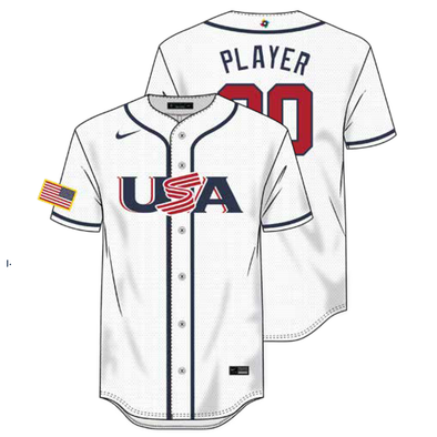 Team USA Adult 2026 NIKE Paul Skenes World Baseball Classic Home Replica Jersey