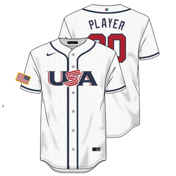 Team USA Adult 2026 NIKE Paul Skenes World Baseball Classic Home Replica Jersey