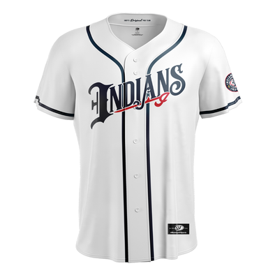 Indianapolis Indians Adult Home White Replica On-Field Jersey